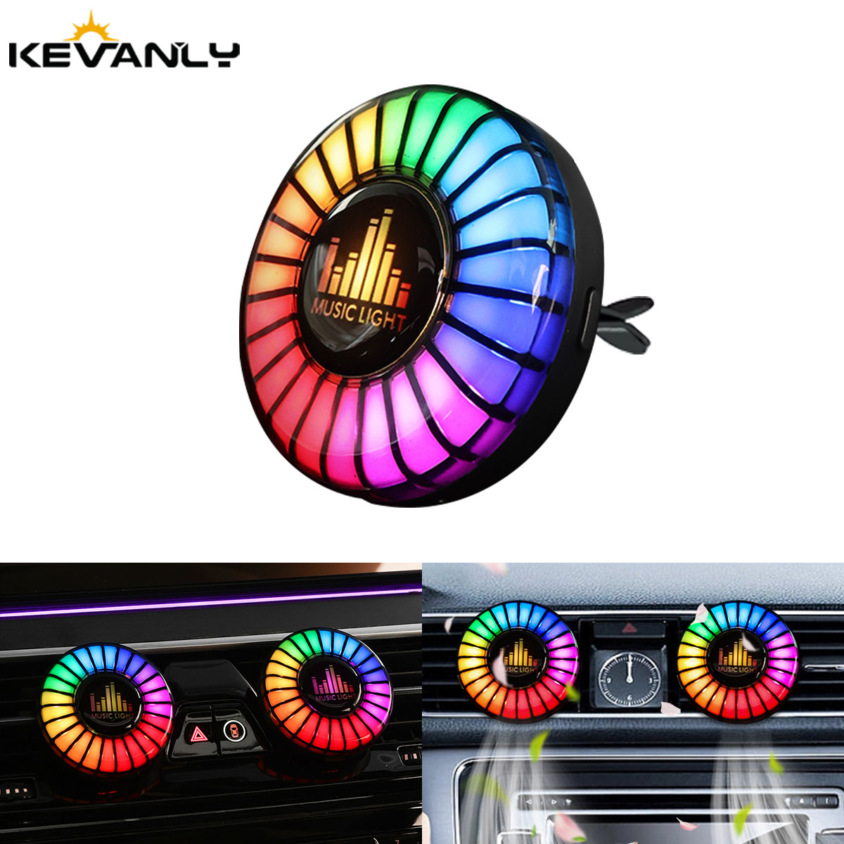 Audio Music Light - Car Music Rhythm Lamp Car Air