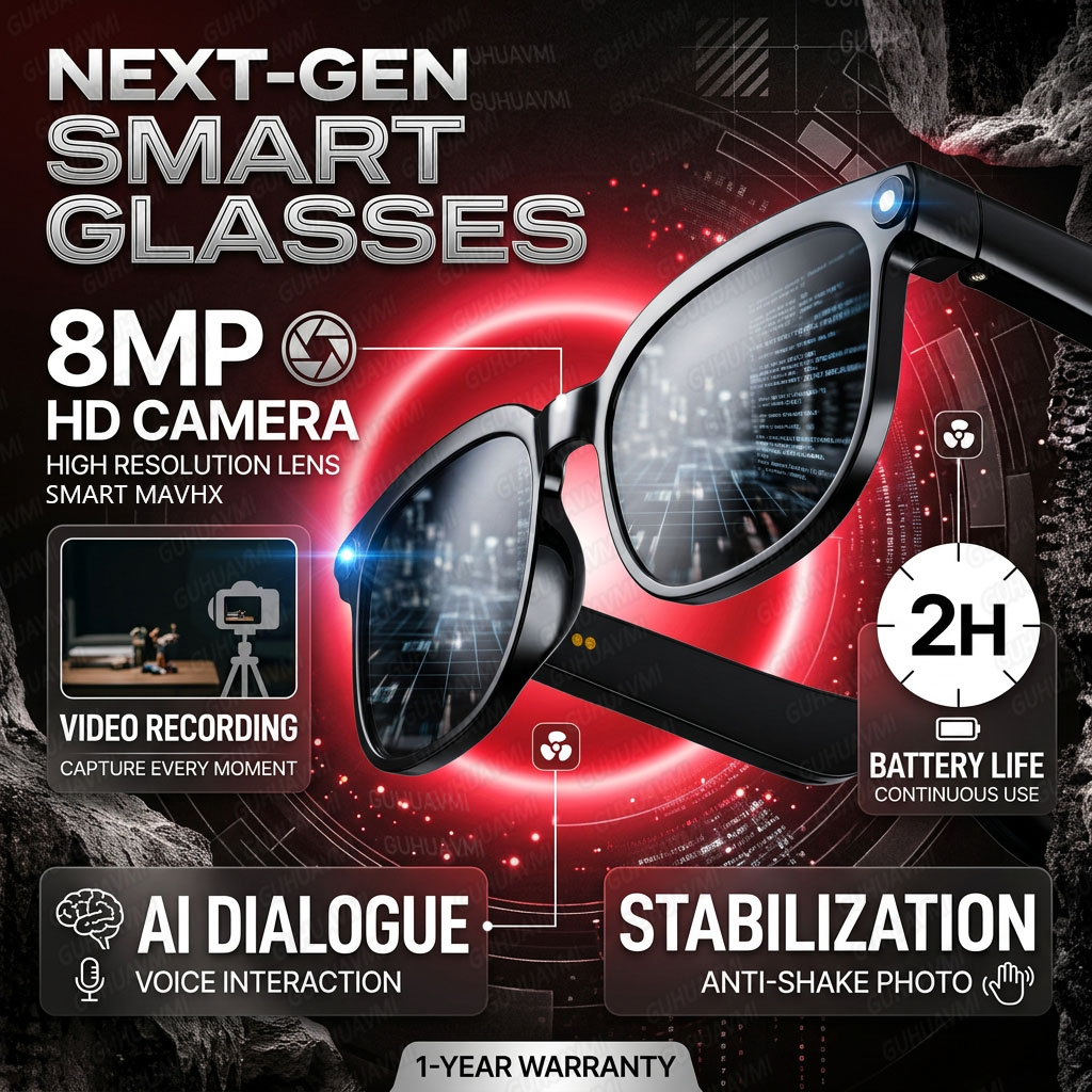 Wireless Smart Camera Glasses  - Audio Music Voice 评论和价格