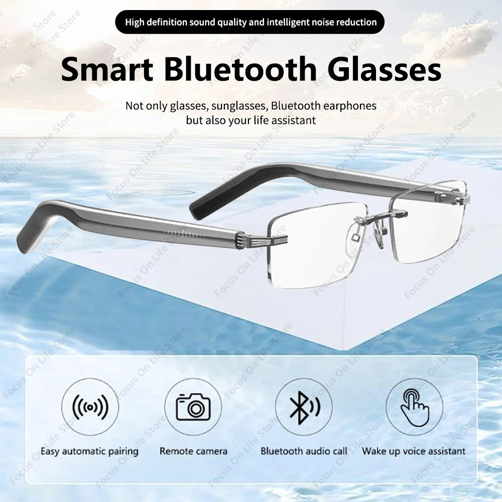Smart Bluetooth Glasses Wirele - Audio Music Voice 评论和价格