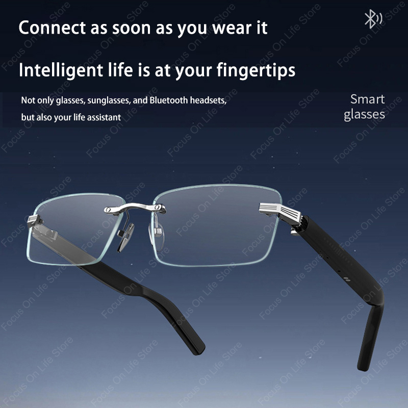 Smart Bluetooth Glasses Wirele - Audio Music Voice 评论和价格