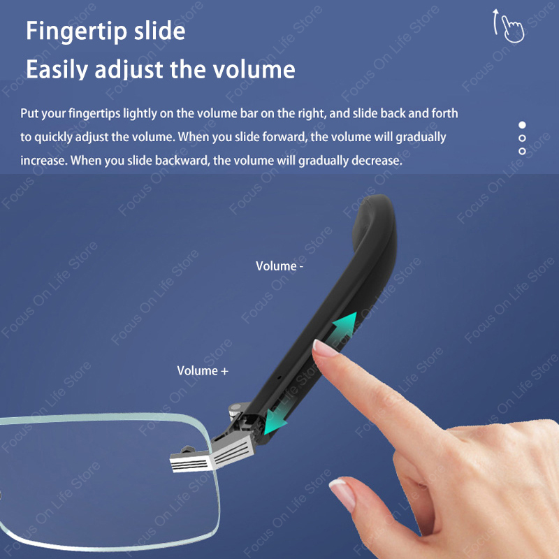 Smart Bluetooth Glasses Wirele - Audio Music Voice 评论和价格