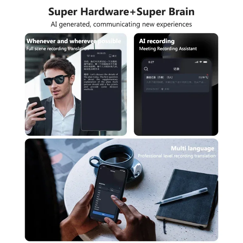 AI Translation Glasses Smart S - Audio Music Voice 评论和价格