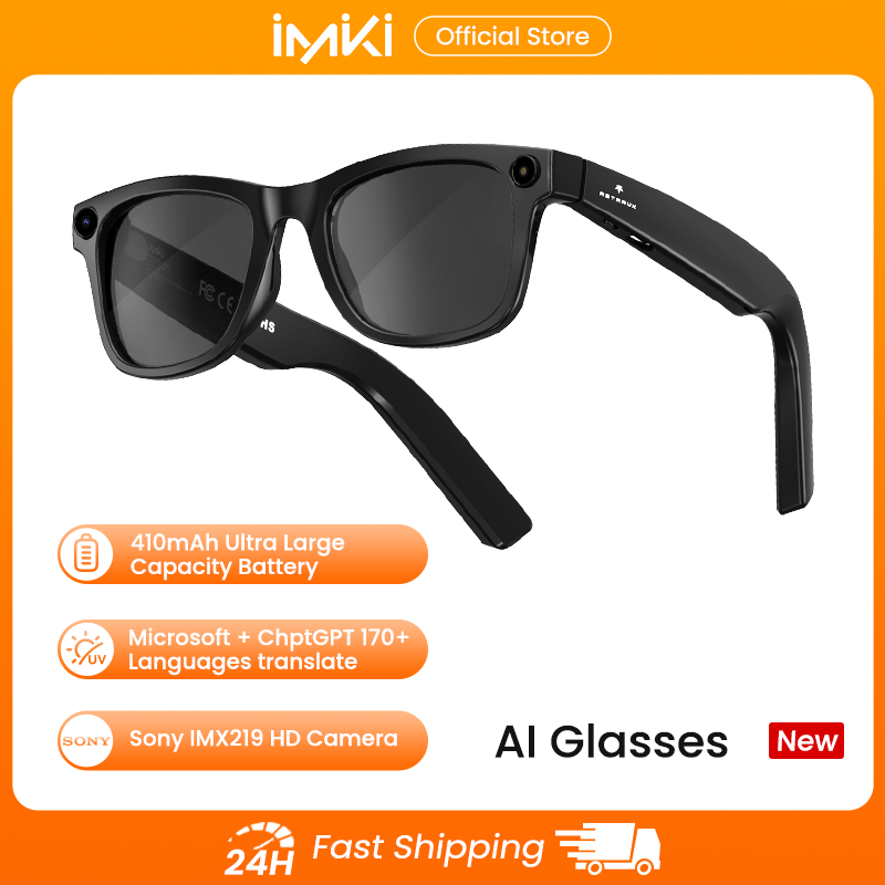 IMIKI Ai Smart Glasses 4K 800W - Audio Music Recording 评论和价格