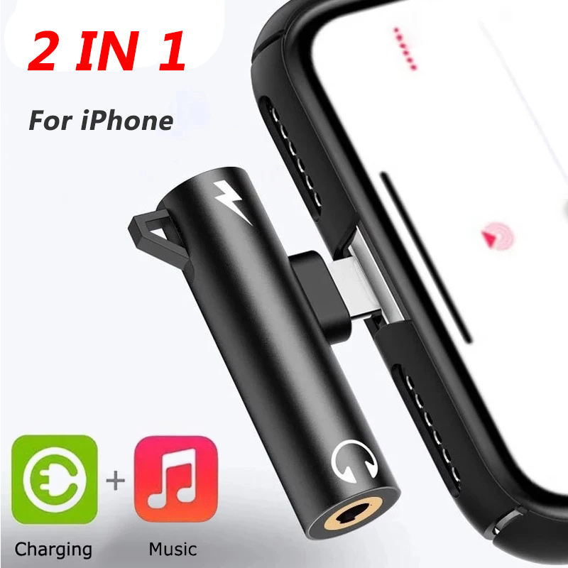 2 In1 Adapter Splitter For iPh - Audio And Music Splitter 评论和价格