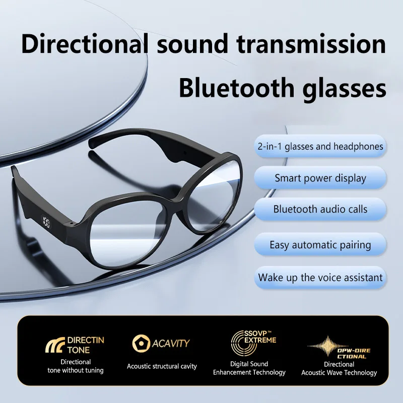 2-in-1 Smart Audio Glasses Wir - Audio Music Voice 评论和价格