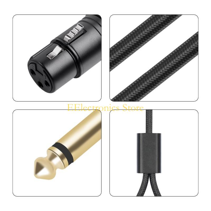 B03C 2x6.35mm 1/4inch to 3Pin  - Audio And Music Splitter 评论和价格