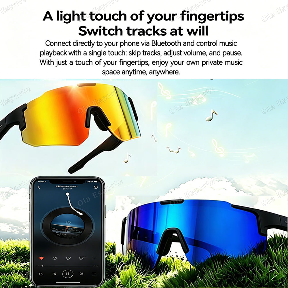 Cycling Smart Glasses Camera B - Audio Music Voice 评论和价格