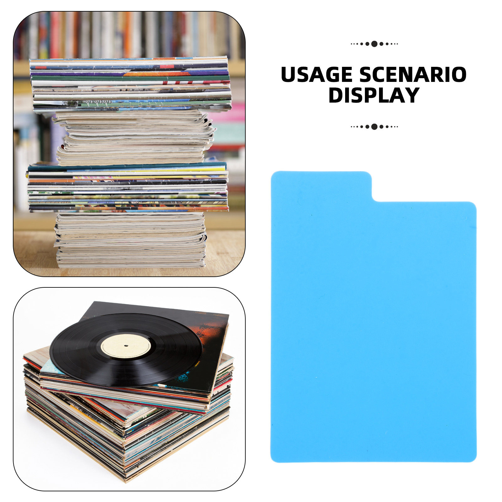 50Pcs Vinyl Record Dividers DI - Audio Music Separate 评论和价格