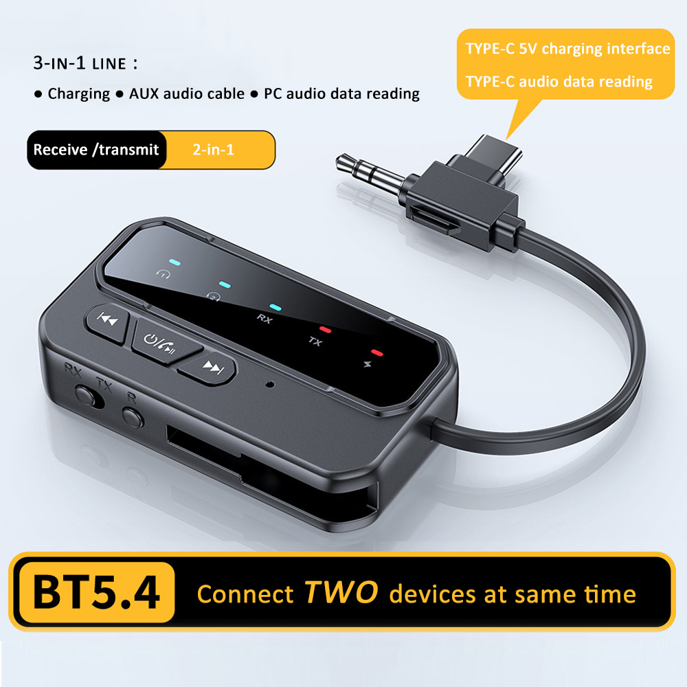 News 2 in 1 Bluetooth 5.4 Audi - Audio Music News 评论和价格