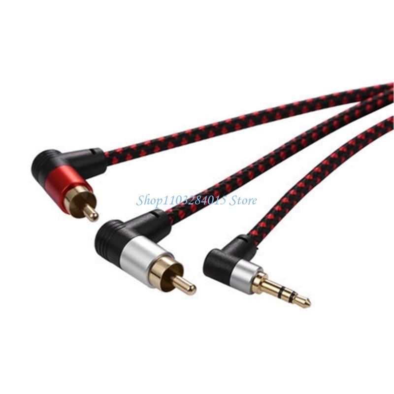 R6FF 90° RCA Cable Jacks 3.5mm - Audio And Music Splitter 评论和价格