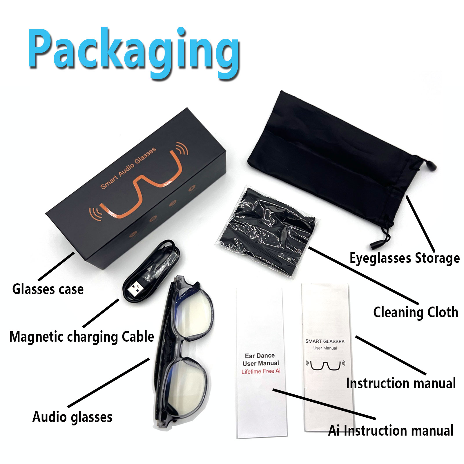 Smart Audio Glasses, Real-Time - Audio Music Voice 评论和价格