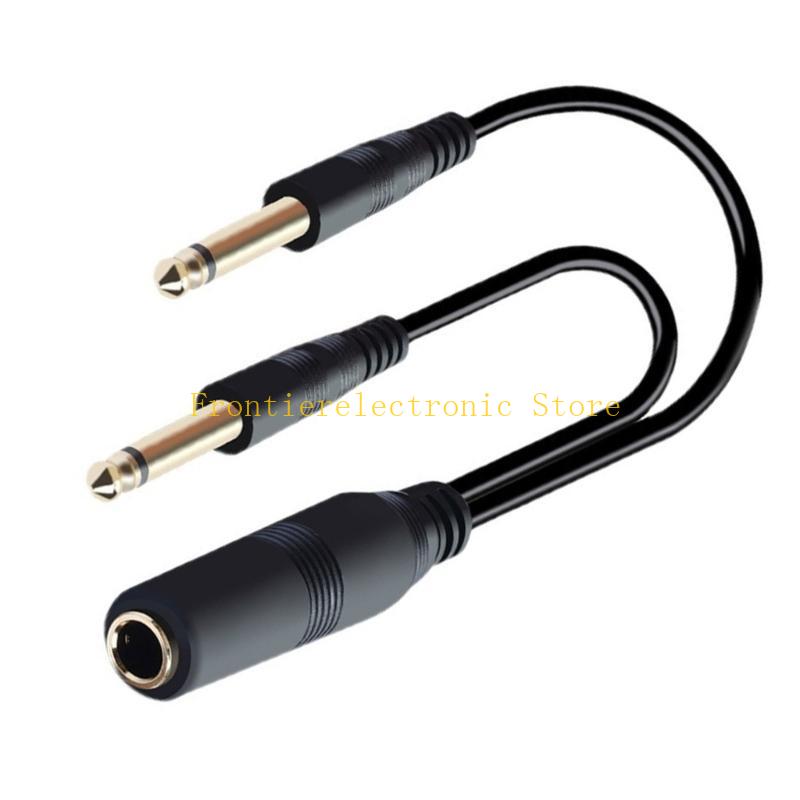 G8DB 6.35mm Male to 1/4inch Y  - Audio And Music Splitter 评论和价格