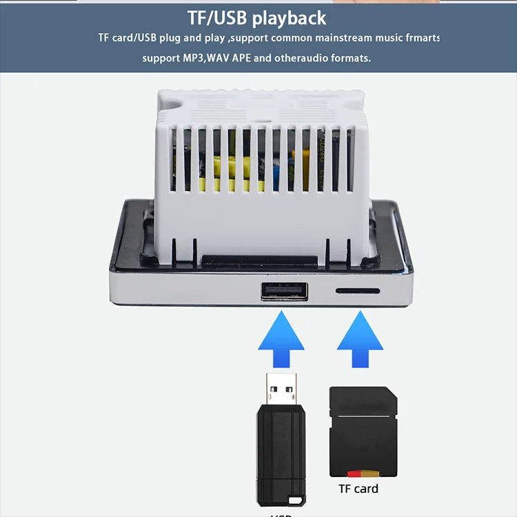 Bluetooth Wall Amplifier Home  - Audio Music Bluetooth 评论和价格