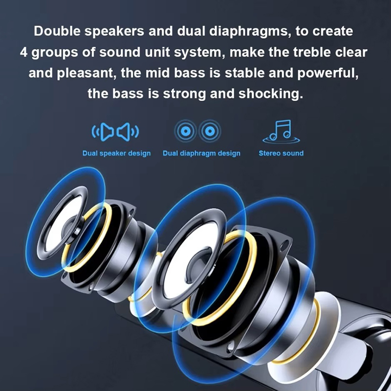 Caixa De Som Wired Speaker Sou - Audio Music Player Pc 评论和价格