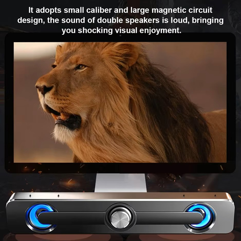 Caixa De Som Wired Speaker Sou - Audio Music Player Pc 评论和价格