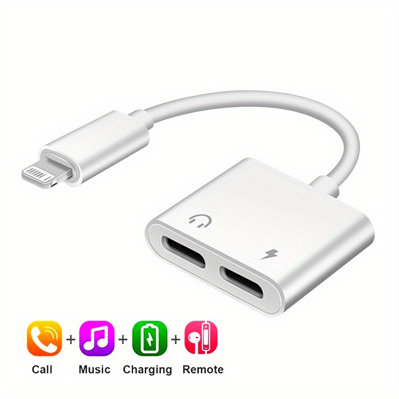 Dual‑Port 2‑in‑1 Lightning Spl - Audio And Music Splitter 评论和价格