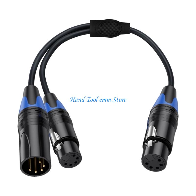 H37F Durability 5Pin XLR Y Spl - Audio And Music Splitter 评论和价格