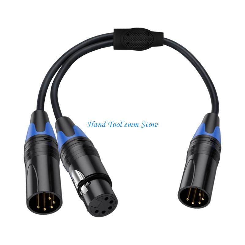 H37F Durability 5Pin XLR Y Spl - Audio And Music Splitter 评论和价格