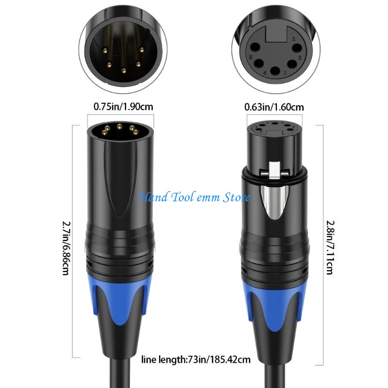 H37F Durability 5Pin XLR Y Spl - Audio And Music Splitter 评论和价格
