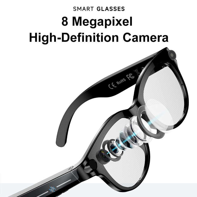 FLAUNT AI Smart Glasses 4K Cam - Audio Music Recording 评论和价格