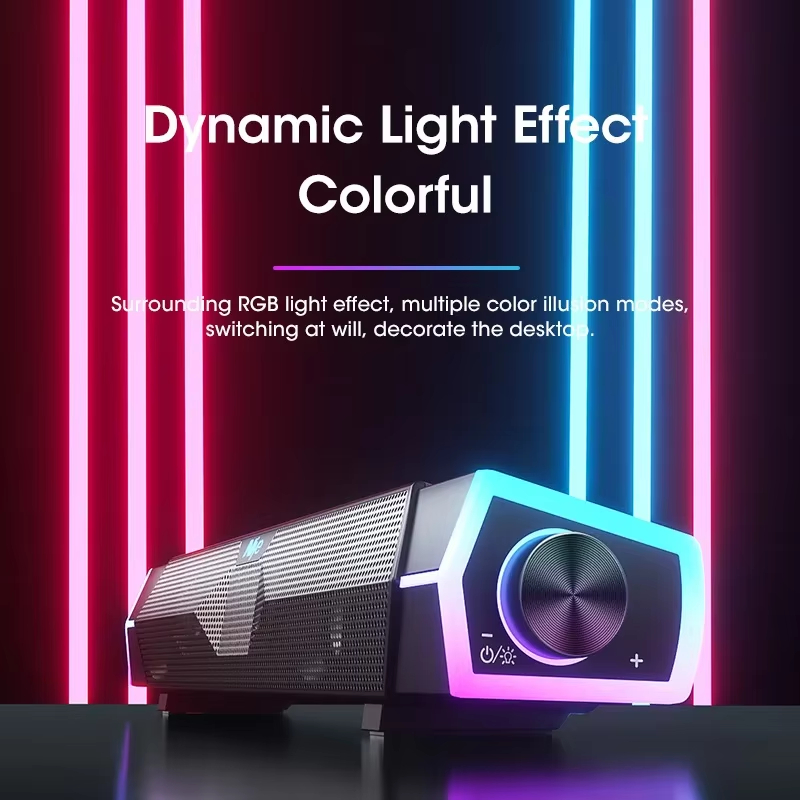 4D Stereo Computer Speaker Bar - Audio Music Player Pc 评论和价格