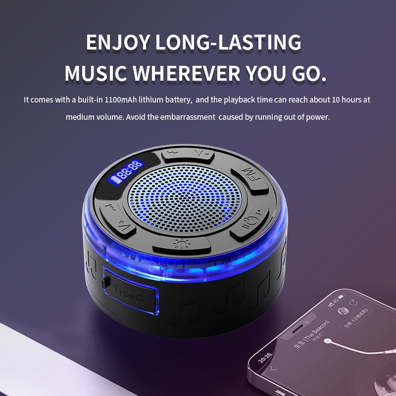 Bathroom Waterproof Wireless B - Amazon Music Audio Quality 评论和价格